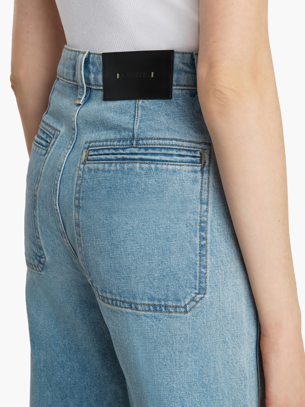 KHAITE Best-Selling High-Waist Wide Leg Delmonico Jeans in Bomont 26 NWT $720!! - Picture 10 of 10